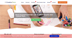 Desktop Screenshot of creativeteam.nl